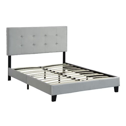 Queen-sized Upholstered Platform Bed Frame