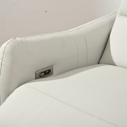 Electric Recliner, PU Leather Recliner With USB Port