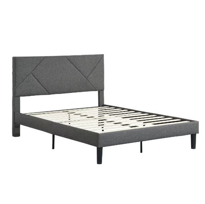 Queen-size Upholstered Platform Bed Frame With Headboard