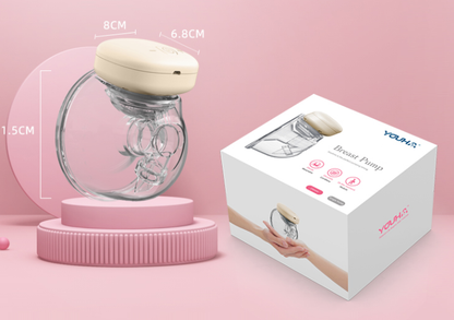 Wireless Portable Electric Breast Pump - Hands-Free & Silent