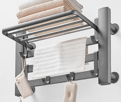 Smart Towel Rack with UV Sterilization and Heating