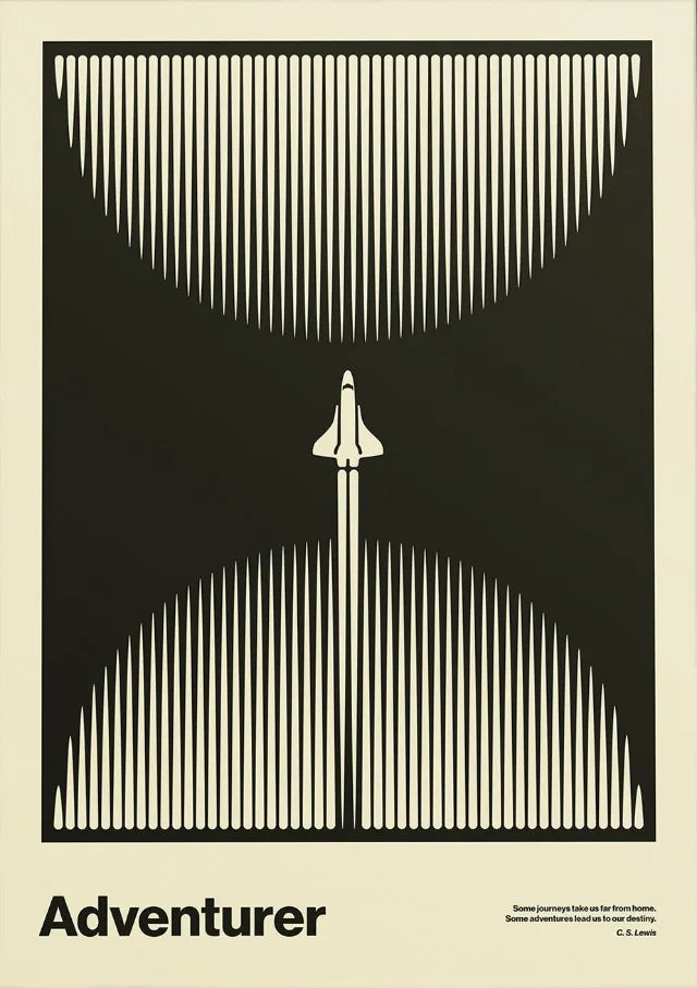 Retro Abstract Space Shuttle Sputnik Minimalist Posters and Prints Canvas Printing Wall Art Picture for Living Room Home Decor
