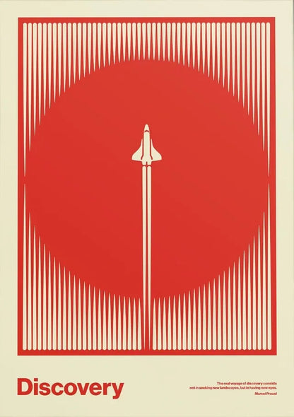 Retro Abstract Space Shuttle Sputnik Minimalist Posters and Prints Canvas Printing Wall Art Picture for Living Room Home Decor