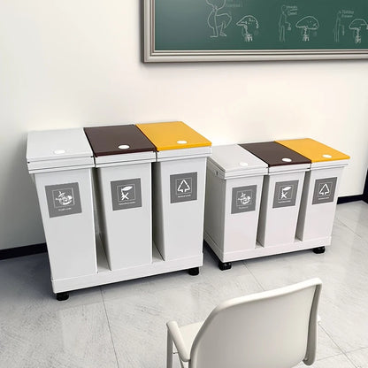 1 set of pulley type classification garbage bin, 20L/36L/40L/60L,kitchen garbage dry and wet separation,suitable for households