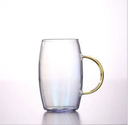 Home Colorful Cold Water Bottle Large Capacity High Borosilicate Glass Tea Set Cooler Teacups Water Cup Mugs