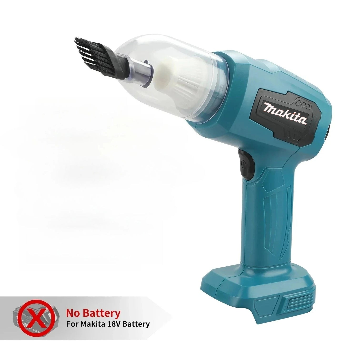 Makita Wireless - Charged Car Vacuum: Strong Suction Handheld Dual - Function (Blow/Suck) for Cars & Households 18v