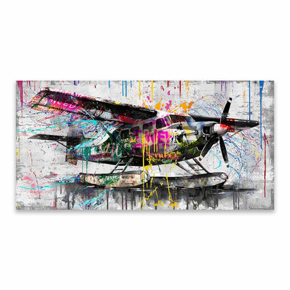Banksy Graffiti Art Poster Blue Watercolor Prints Pop Street Art Canvas Painting Home Living Room Wall Art Canvas Painting