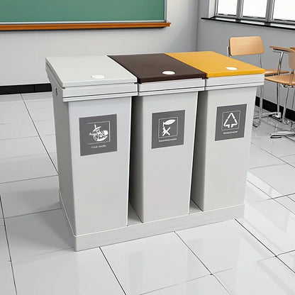 1 set of pulley type classification garbage bin, 20L/36L/40L/60L,kitchen garbage dry and wet separation,suitable for households