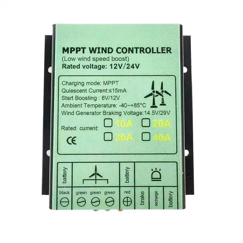 3000W 6000W Wind Turbine Generator 12V 24V 48V Vertical households/villas Farm MPPT Controller self-sufficient Small Windmill