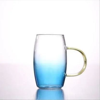 Home Colorful Cold Water Bottle Large Capacity High Borosilicate Glass Tea Set Cooler Teacups Water Cup Mugs
