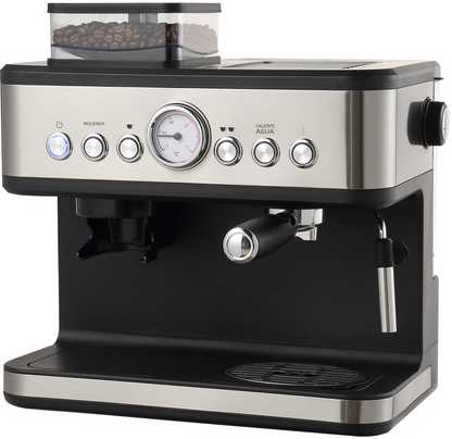 Automatic Espresso Machine with Grinder and Milk Frother